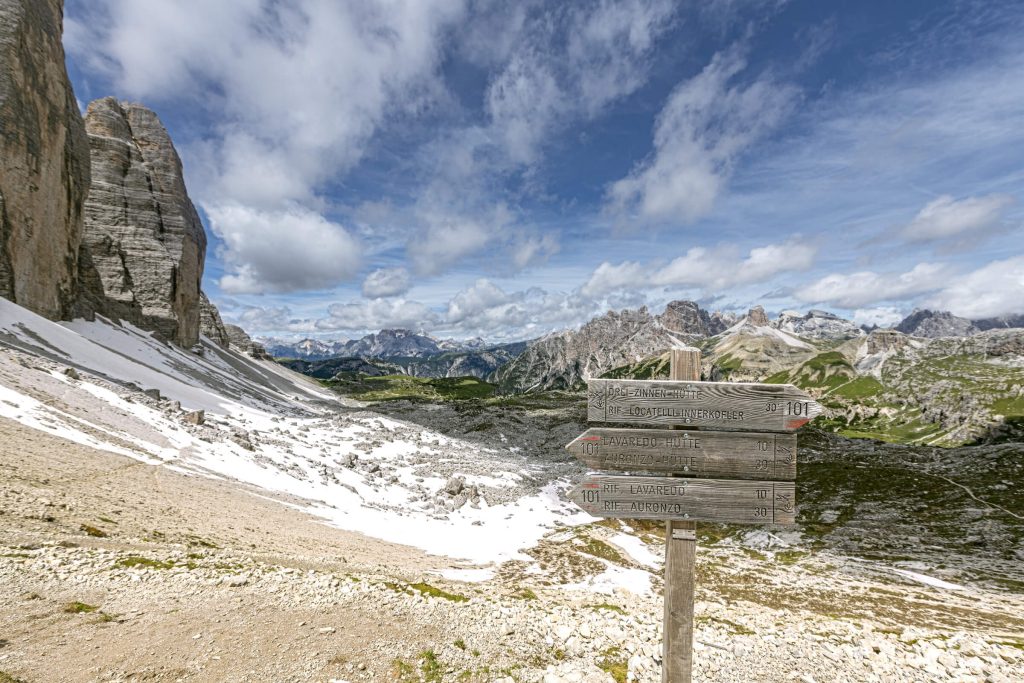 Dolomity u Tre Cime